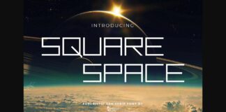 Square Space Font Poster 1