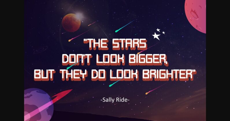 Square Spaceship Font Poster 4