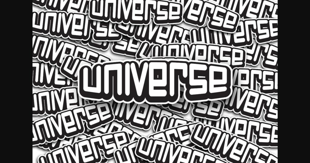 Square Spaceship Font Poster 8