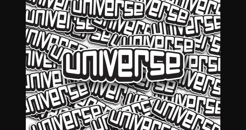 Square Spaceship Font Poster 8
