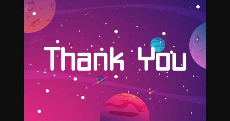 Square Spaceship Font Poster 10