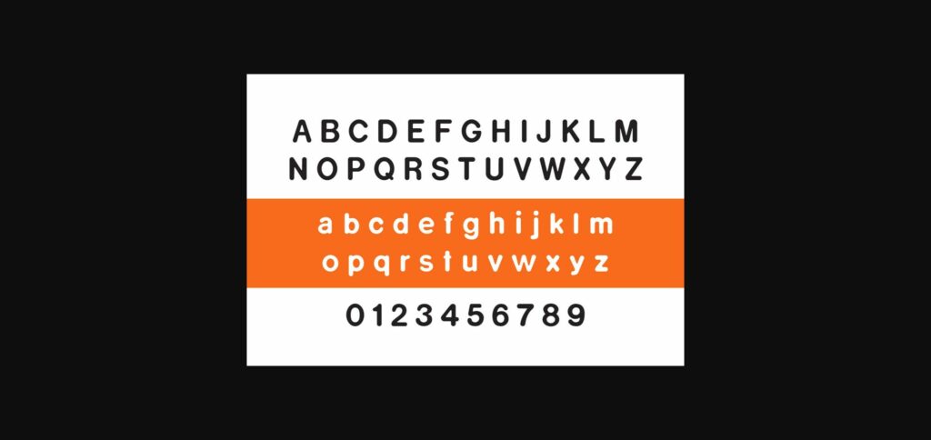 Square Talk Font Poster 9