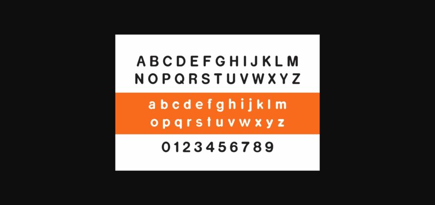 Square Talk Font Poster 9