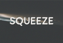 Squeeze Font Poster 1
