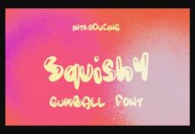 Squishy Font Poster 1
