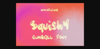 Squishy Font Poster 1