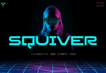 Squiver Font Poster 1