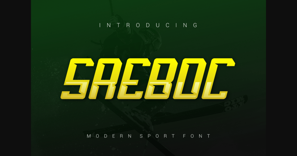 Sreboc Font Poster 3