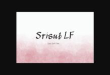 Srisut Lf Font Poster 1