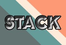 Stack Font Poster 1