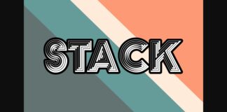 Stack Font Poster 1