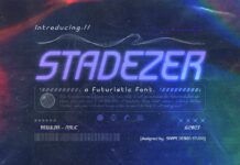 Stadezer Font Poster 1