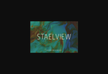 Staelview Font Poster 1
