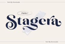 Stagera Font Poster 1