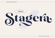 Stagera Font Stagera Font Poster 1