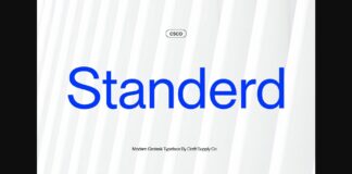 Standerd Font Poster 1