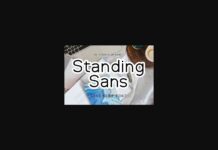 Standing Sans Font Poster 1