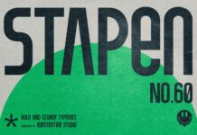 Stapen Font Poster 1