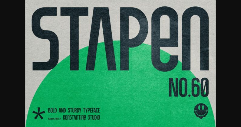 Stapen Font Poster 1