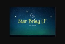 Star Bring Lf Font Poster 1