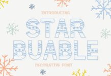 Star Buable Font Poster 1