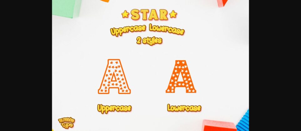 Star Font Poster 11