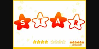 Star Font Poster 1