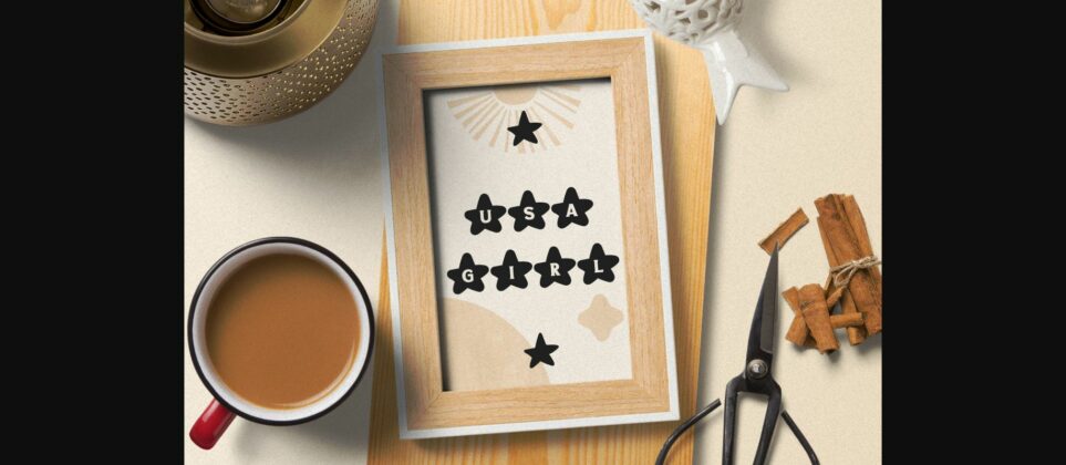 Star Font Poster 10