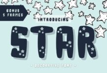 Star Font Poster 1