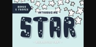 Star Font Poster 1
