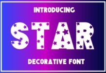 Star Font Poster 1