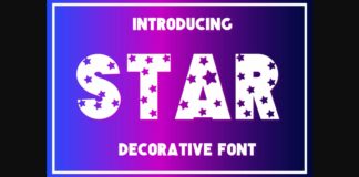 Star Font Poster 1