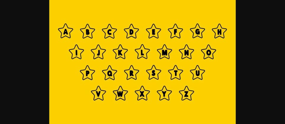 Star Lite Font Poster 8