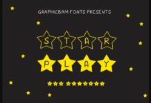 Star Play Font Poster 1