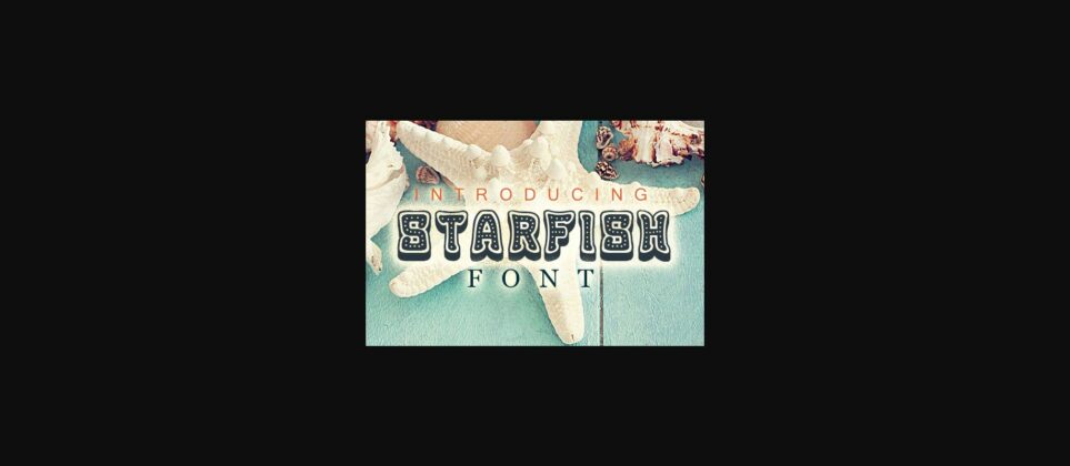 Starfish Font Poster 3