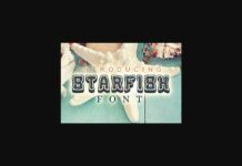 Starfish Font Poster 1