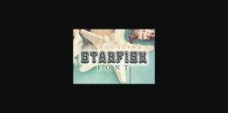 Starfish Font Poster 1