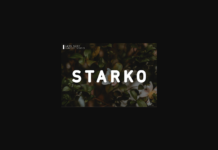 Starko Font Poster 1