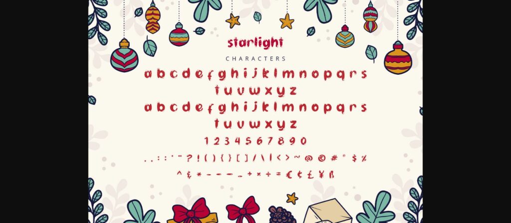 Starlight Font Poster 11