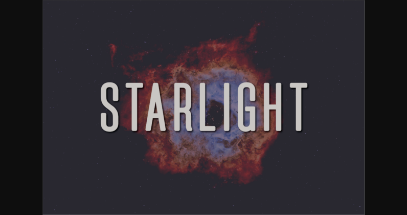 Starlight Font Poster 3