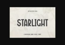 Starlight Font Poster 1