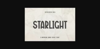 Starlight Font Poster 1