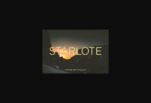 Starlote Font Poster 1