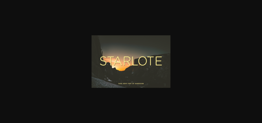 Starlote Font Poster 1