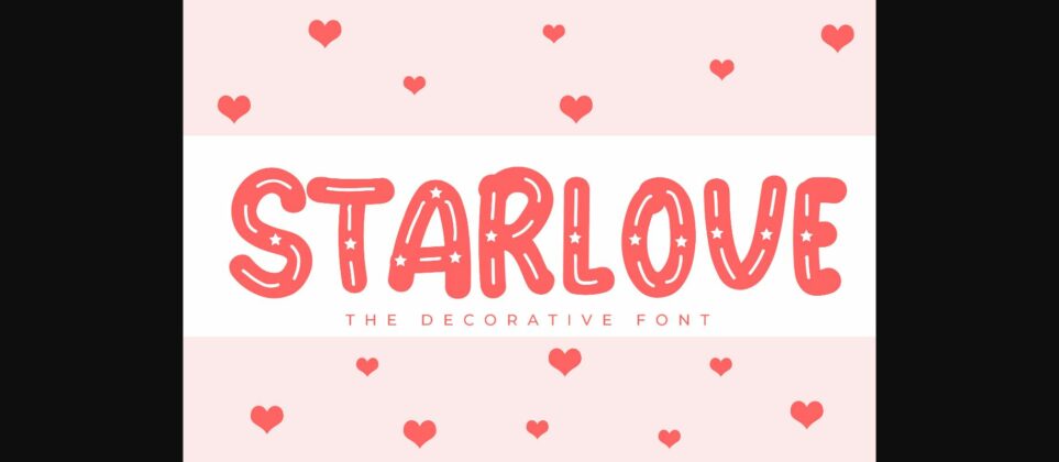 Starlove Font Poster 3