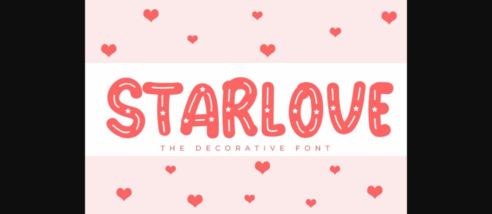 Starlove Font Poster 3