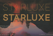 Starluxe Font Poster 1