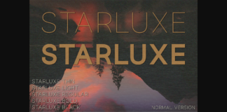 Starluxe Font Poster 1