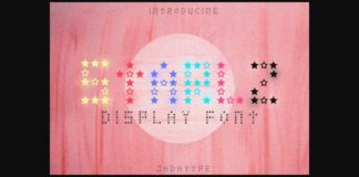 Starlz Font Poster 1