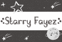 Starry Fayez Font Poster 1